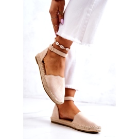 Evento Naisten espadrillit soljella Vaalea beige Bonetti 3