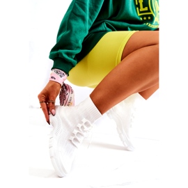 FM1 Valkoiset Kimberly Sports Socks -kengät valkoinen 3