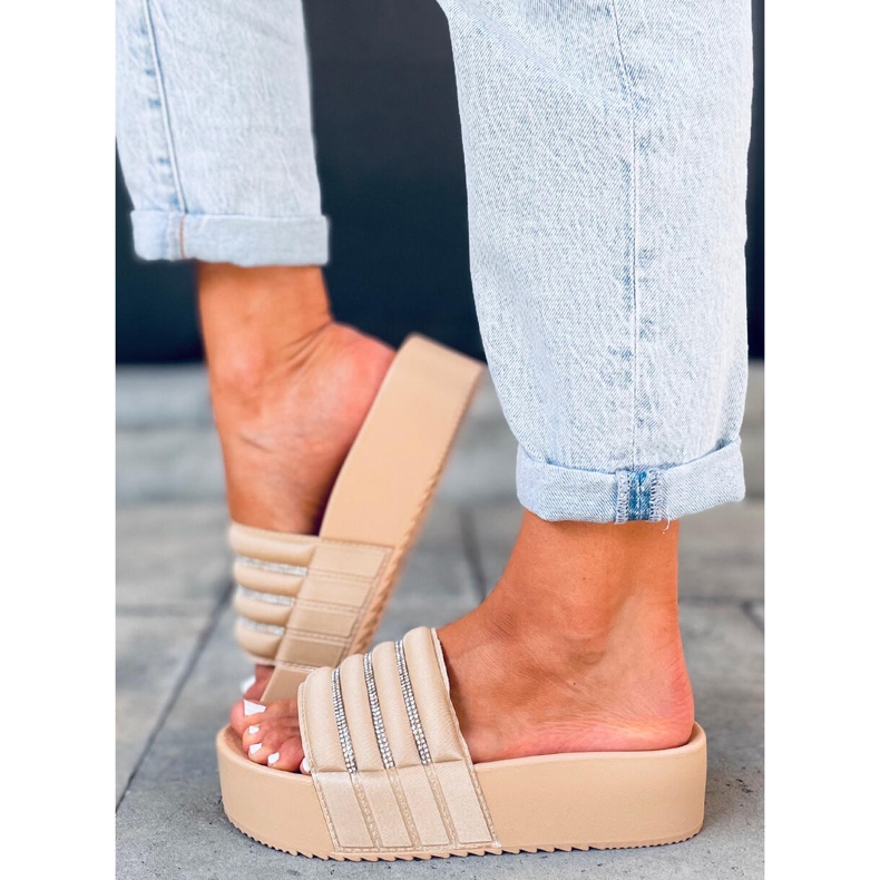 Leah Beiget korkeapohjaiset tossut 2