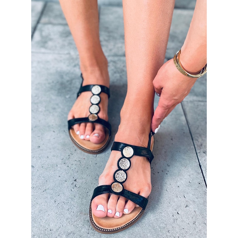 Cosme Black naisten sandaalit musta 1