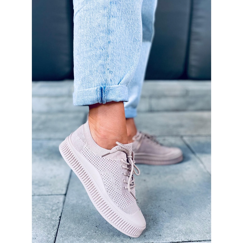 Naisten Posten Khaki -lenkkarit beige 2