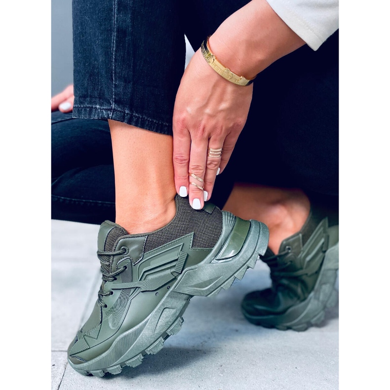 Sana Verde naisten urheilukengät khaki vihreä 2