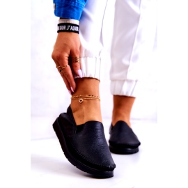 Naisten nahkaiset liukukengät Maciejka 03512-01 musta 1