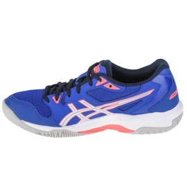Asics Gel-Rocket 10 W 1072A056-402 lentopallokengät tummansininen bluesia ja laivastonsinisiä 1
