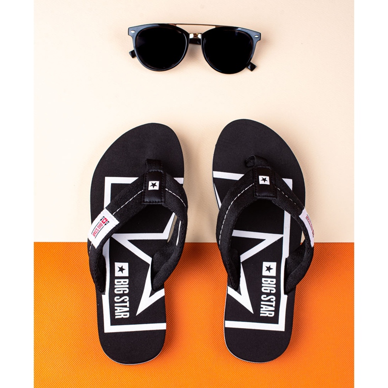 Mukavat Big Star -varvastossut musta 1