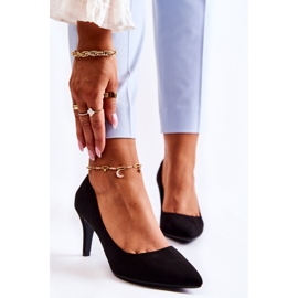 PG1 Klassiset mustat Theira mokkanahkakorkokengät 1