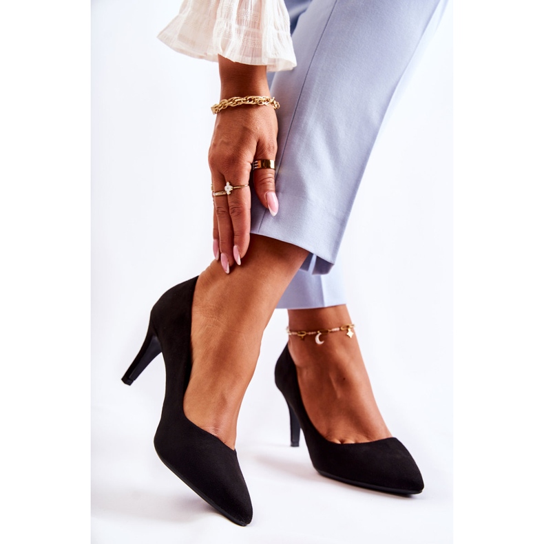 PG1 Klassiset mustat Theira mokkanahkakorkokengät 2