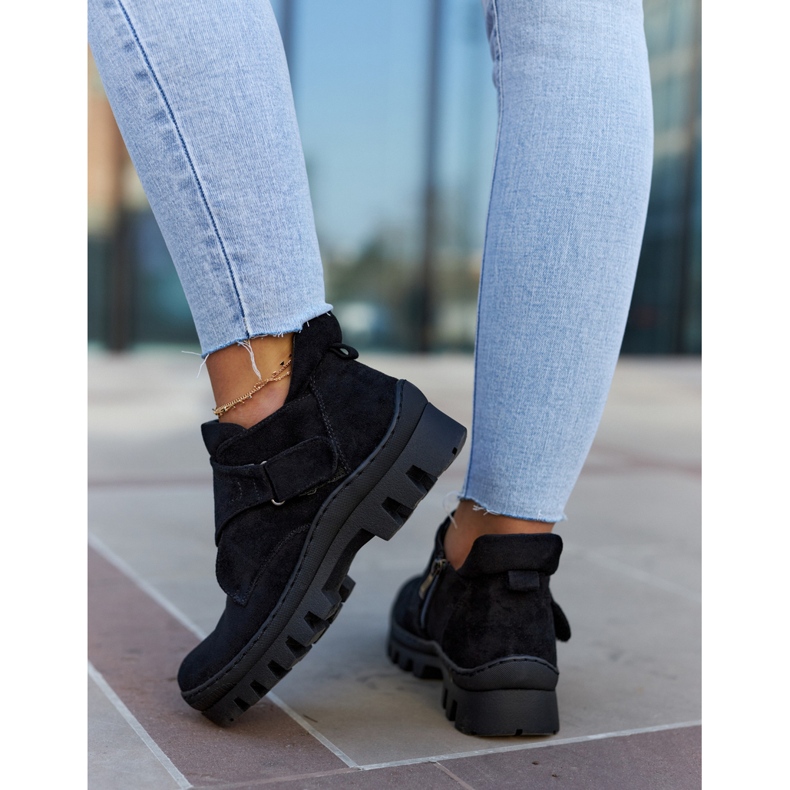 S.Barski Remgate musta mokkanahka vetoketjulla 4