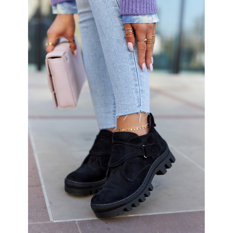 S.Barski Remgate musta mokkanahka vetoketjulla 3