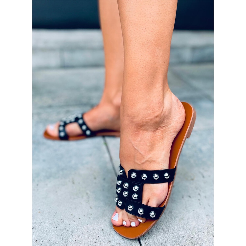 Lime Black naisten tossut musta 1