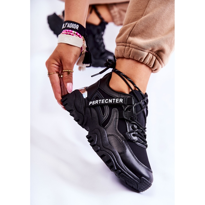 PS1 Naisten tennarit, urheilukengät, mustat Sheron 2