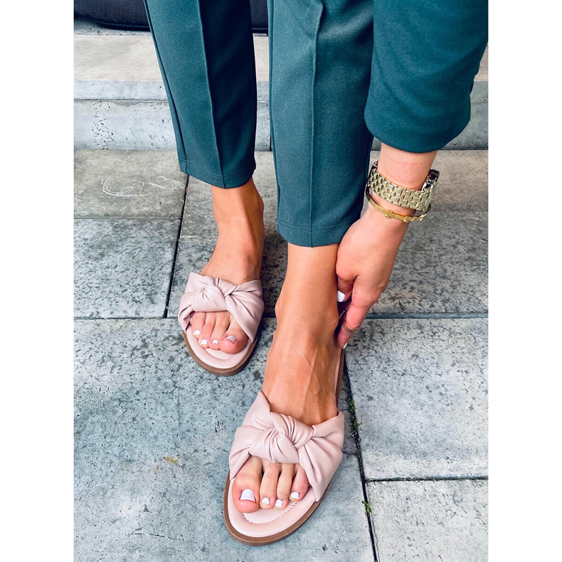 Naisten Sally Pink -tossut vaaleanpunainen 1