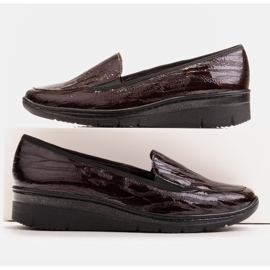 Radoskór Mukavat ruskeat naisten kengät leveämmälle jalalle 1