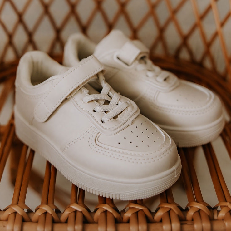 FR1 Lasten urheilukengät tarranauhalla Beige Elike 1