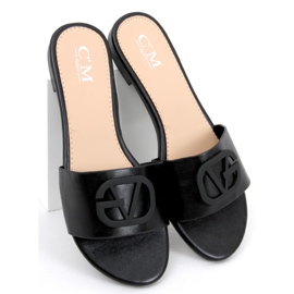 Scilla Black naisten tossut musta 2