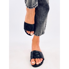 Scilla Black naisten tossut musta 1