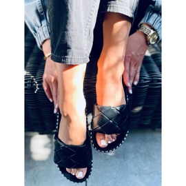 Sunny Black naisten tossut musta 2