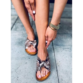 Korkkitossut Amur Champagne -rusetilla vaaleanpunainen 1