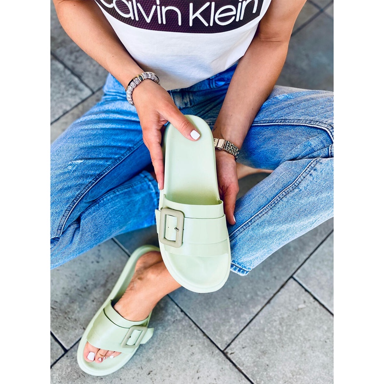 Alana Verde naisten tossut vihreä 1