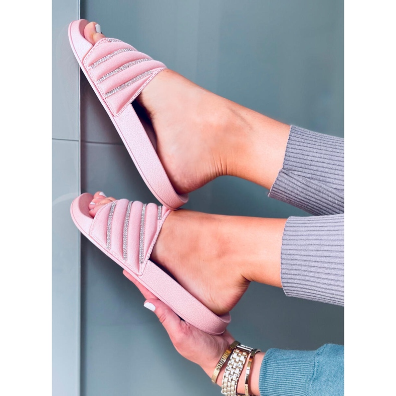 Jaime Pink naisten tossut vaaleanpunainen 2