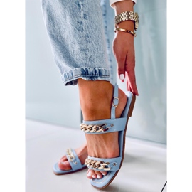 Sandaalit ketjuilla India Blue sininen 2