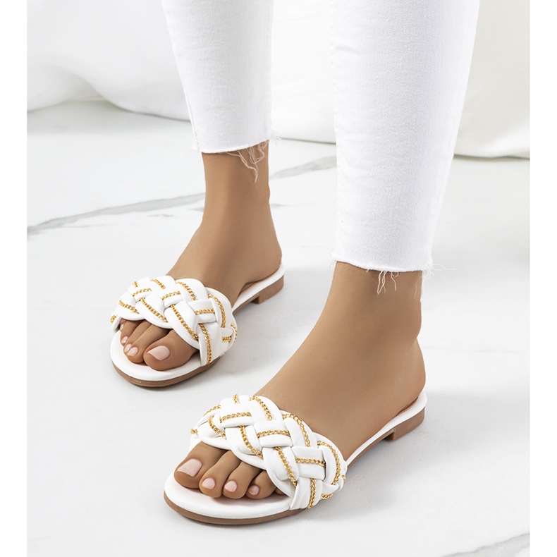 BM Valkoiset tyylikkäät Correra-tossut valkoinen 1