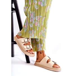 PJ1 Naisten klassiset beige-housut Weston 1