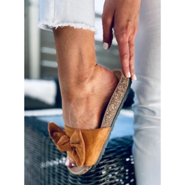 Kiara Camel korkkitossut ruskea 1