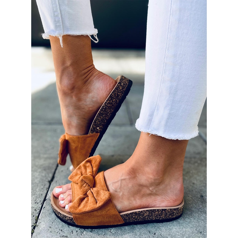 Kiara Camel korkkitossut ruskea 2