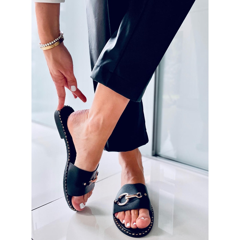 Kettle Black naisten tossut musta 2