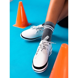 ARTIKER Nahkaiset muotikengät valkoinen musta 1