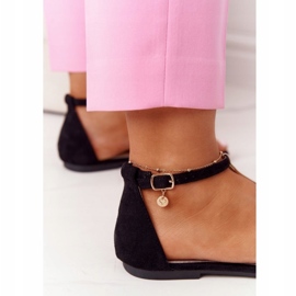 S.Barski Tyylikkäät mokkanahkaiset sandaalit S.Barazki 541-7 Musta 4