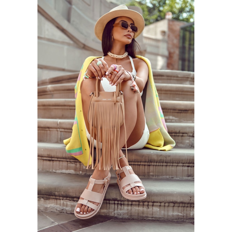 Tessy vaaleanpunaiset sandaalit alustalla vaaleanpunainen 2