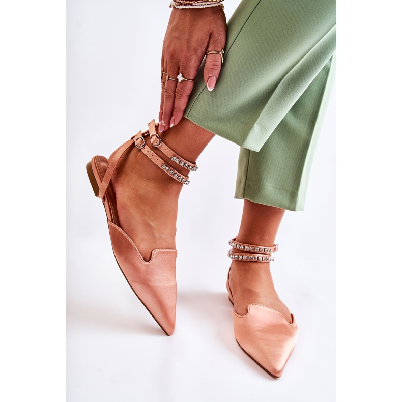 WS1 Naisten sandaalit, joissa varvas vaaleanpunainen Amisha Spitz 2