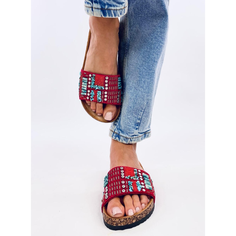 Taida Punaiset korkkitossut punainen 1