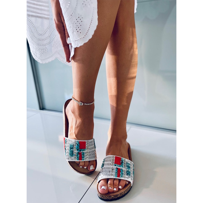 PA1 Taida Valkoiset korkkitossut valkoinen 2