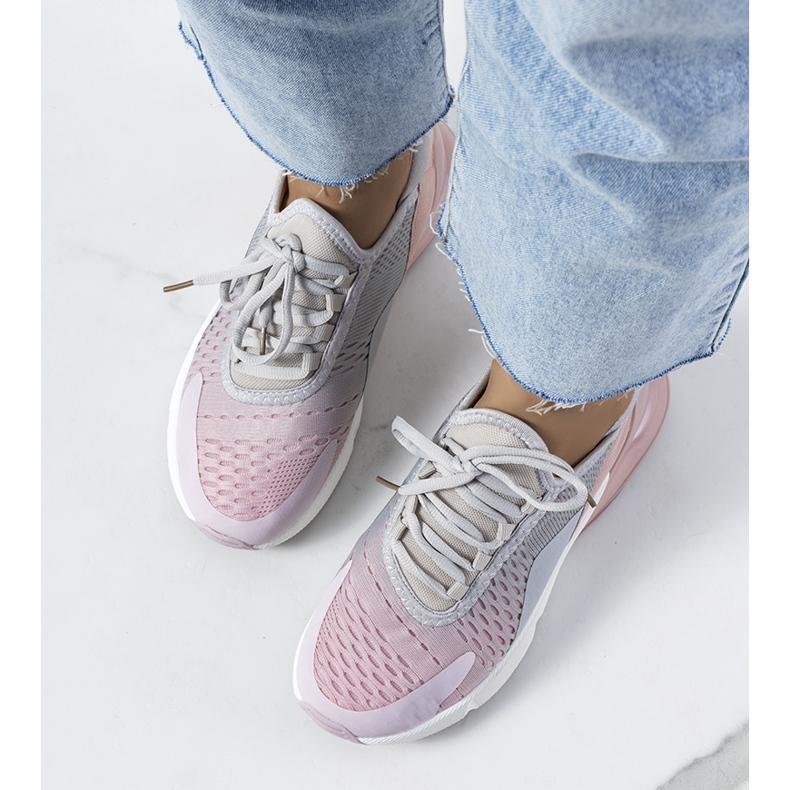 Glanerin harmaat urheilulenkkarit vaaleanpunainen 1