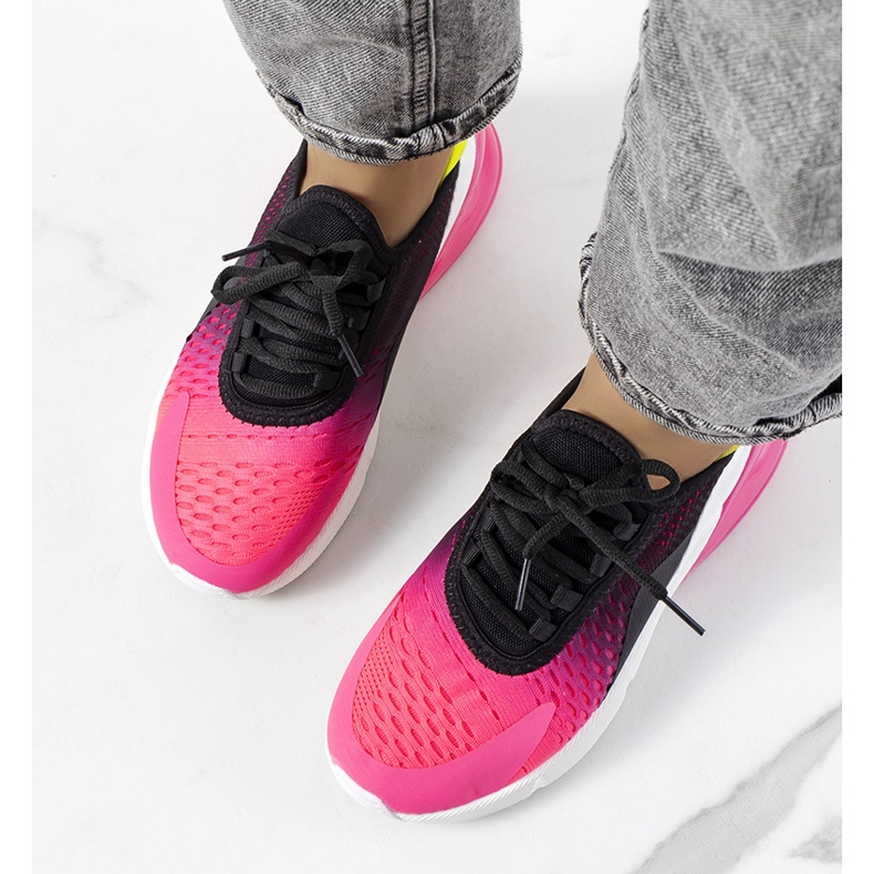 PA1 Mustat Glaner urheilulenkkarit vaaleanpunainen 1