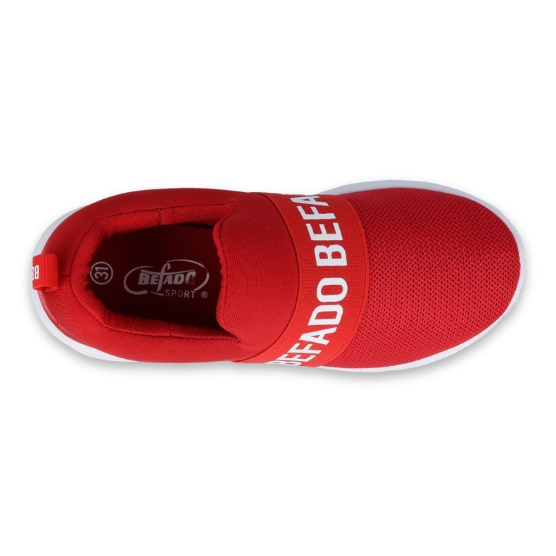 Befado lasten kengät 516X081 valkoinen punainen 3