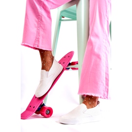 FK2 Naisten valkoiset Viviana Slip-On -kengät valkoinen 1