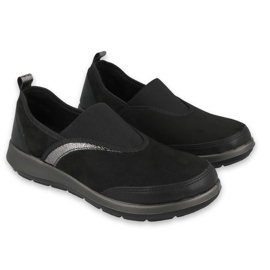 Befado naisten kengät 156D006 musta hopea 5