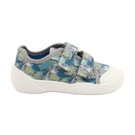 Befadon lasten tohvelit Velcro 907p156 Blue sininen 2