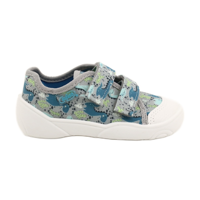 Befadon lasten tohvelit Velcro 907p156 Blue sininen 2