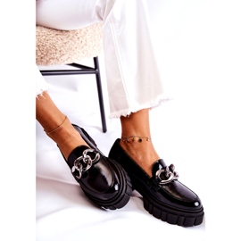 Naisten Loaferit Nahkaiset Loaferit Musta Laura Messi 2339 1