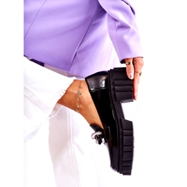 Naisten Loaferit Nahkaiset Loaferit Musta Laura Messi 2339 4