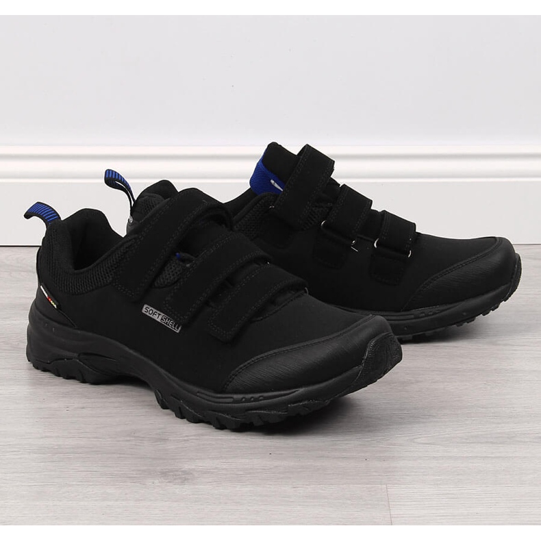 Mustat American Club Velcro vedenpitävät vaelluskengät 1