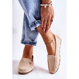 PS1 Naisten Colena mokkanahkahousut beige 2