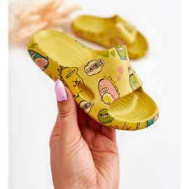 WJ1 Kevyet lasten tossut Dinosaurs Yellow Astro keltainen 1