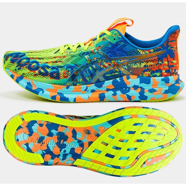 Asics Noosa Tri 14 M 1011B368-300 juoksukengät punainen sininen monivärinen vihreä 1