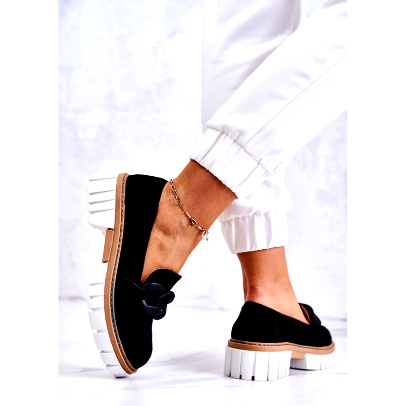 PS1 Mokkahousut mustalla Talisa-koristeella 5